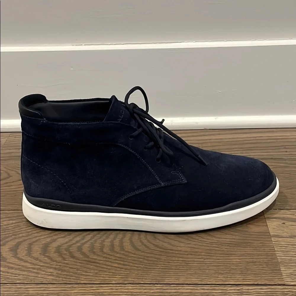 Aldo Men’s Rutger Navy Lace Up Shoes Size 11